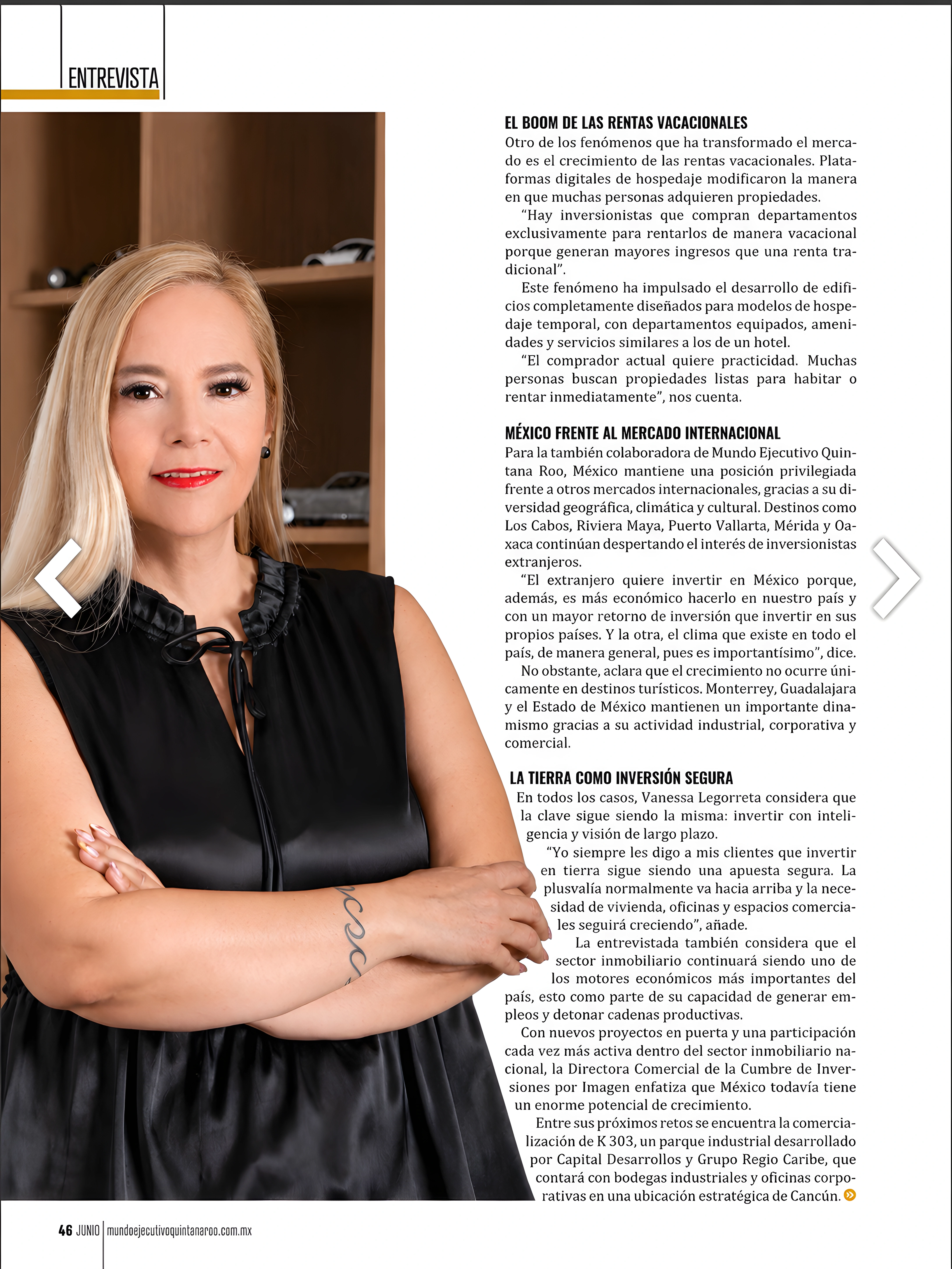 La tierra como inversión segura — entrevista a Vanessa Legorreta